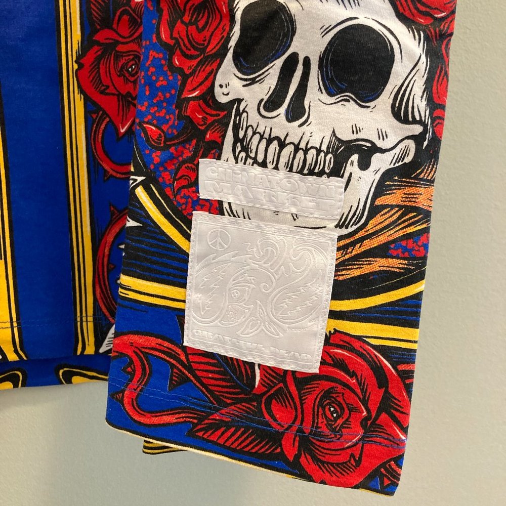 Chinatown Market x Grateful Dead Border Bandana Tee Size L - Picture 3 of 5